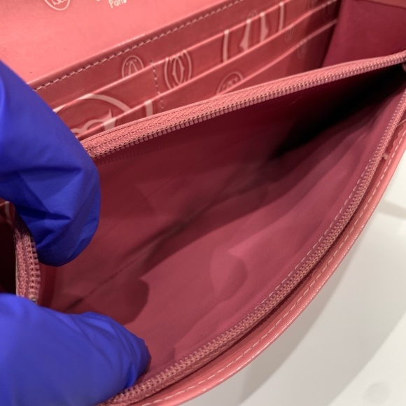 Cartier Pink Logo Wallet (RARE)EUC - Picture 10 of 14